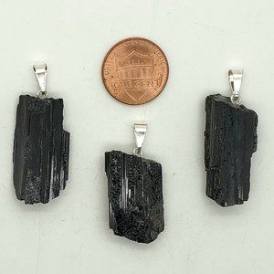 1 Black Tourmaline Pendant
